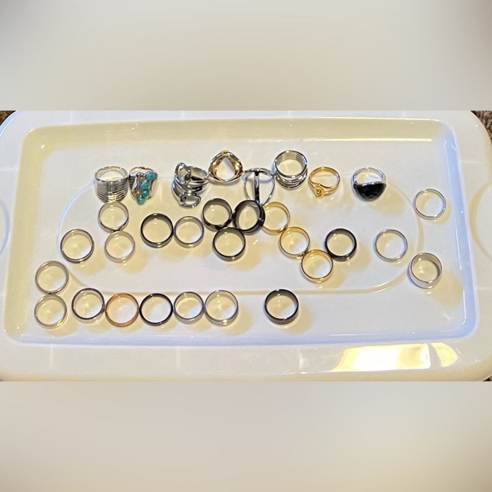 Stainless Steel Rings and Bands over 20 rings
